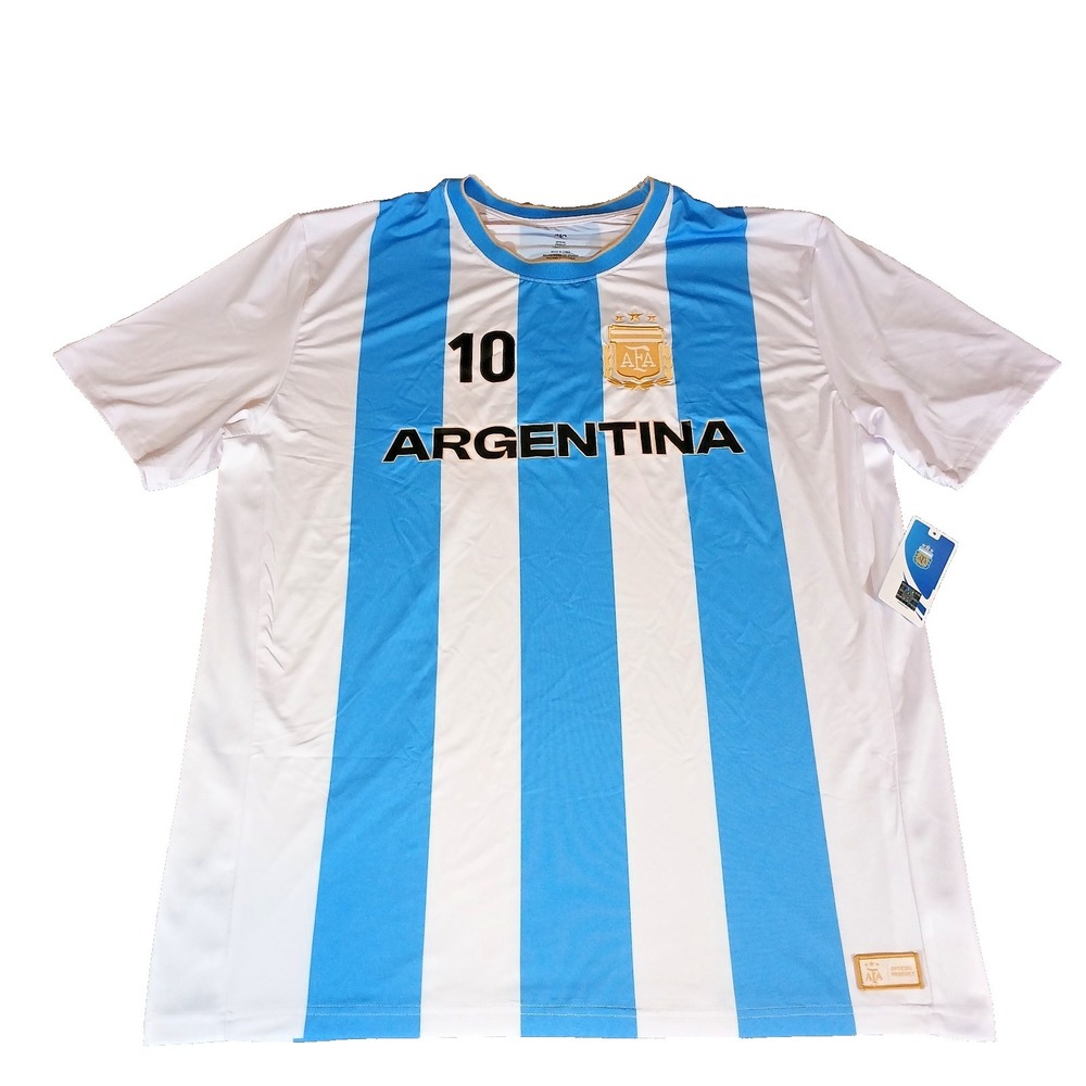 Argentina Lionel Messi #10 Soccer Jersey AFA Official Licensed Size XXL NWT